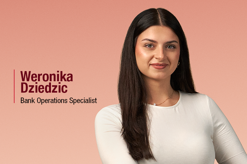 Weronika, Bank Operations Specialist