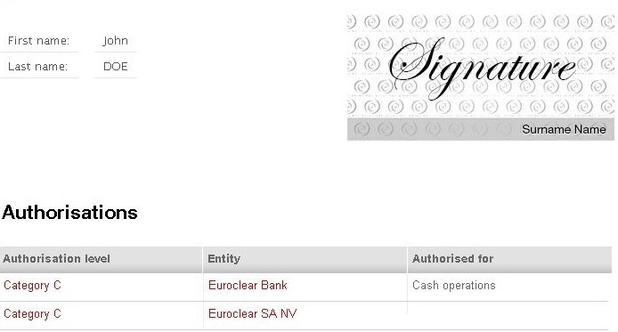 Signature
