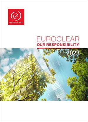 Euroclear 'Our Responsibility' report cover page